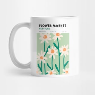 New York City Flower Market Print Mug